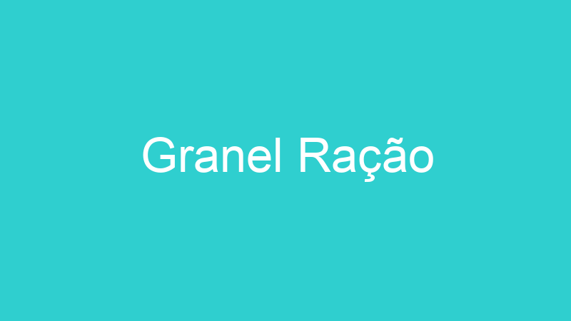 Granel Ração