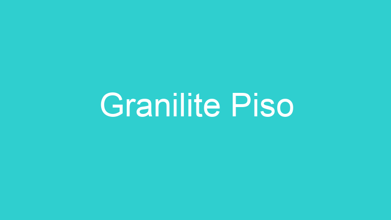 Granilite Piso