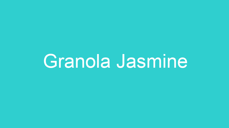 Granola Jasmine