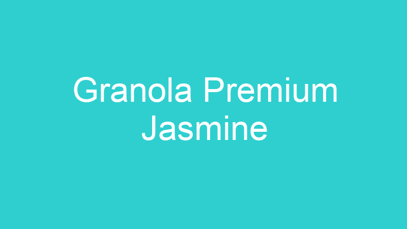 Granola Premium Jasmine