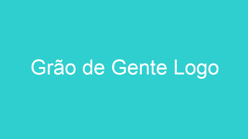 Grão de Gente Logo