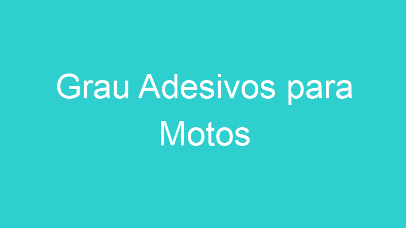 Grau Adesivos para Motos