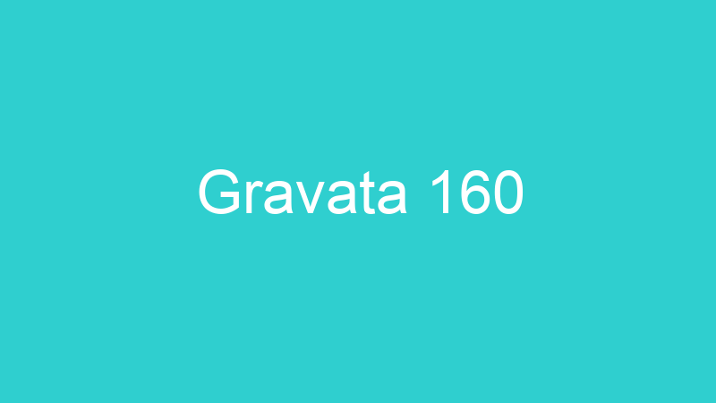 Gravata 160
