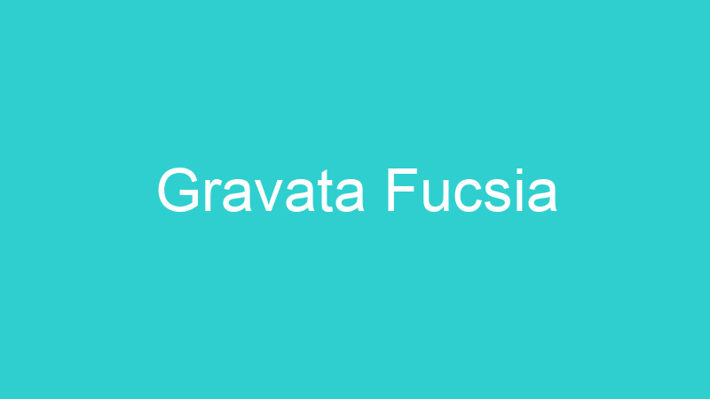 Gravata Fucsia