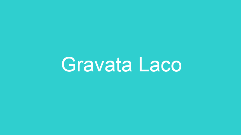 Gravata Laco