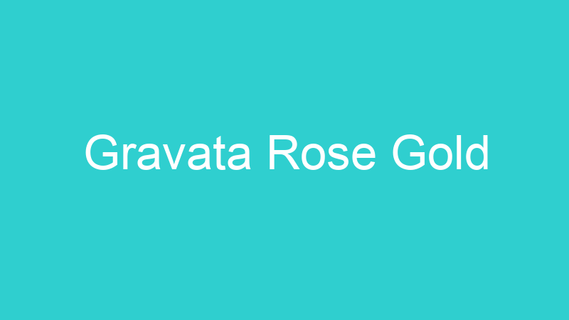 Gravata Rose Gold