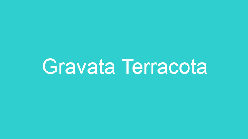 Gravata Terracota