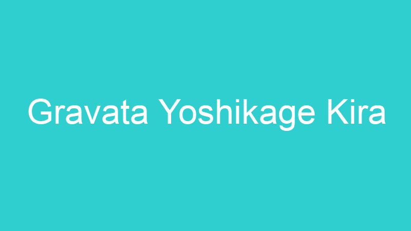 Gravata Yoshikage Kira