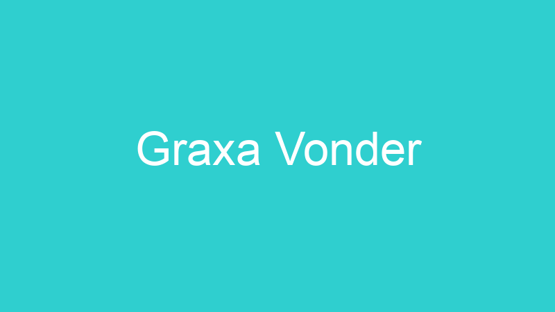 Graxa Vonder