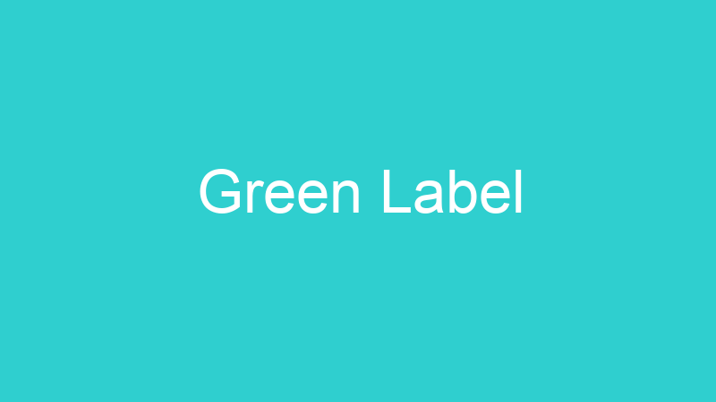 Green Label
