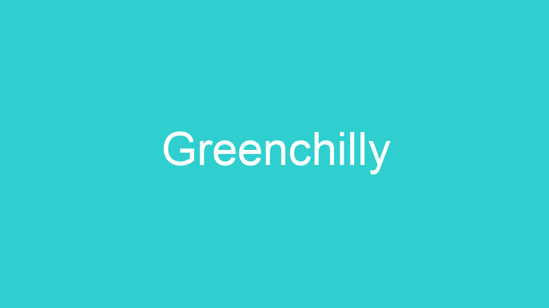 Greenchilly