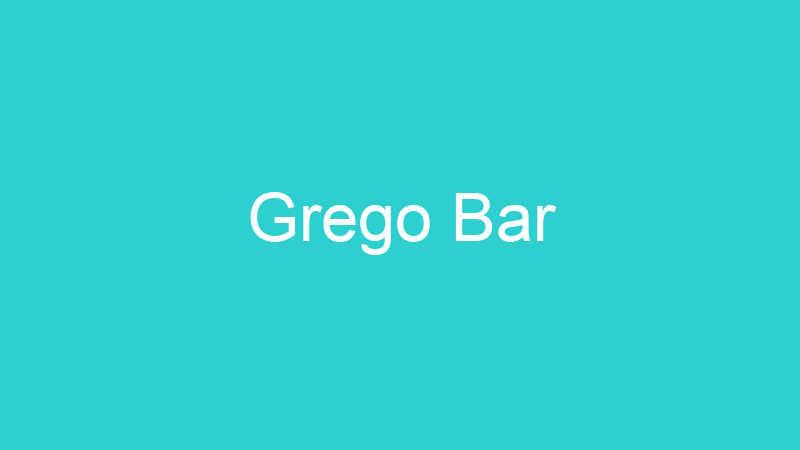 Grego Bar