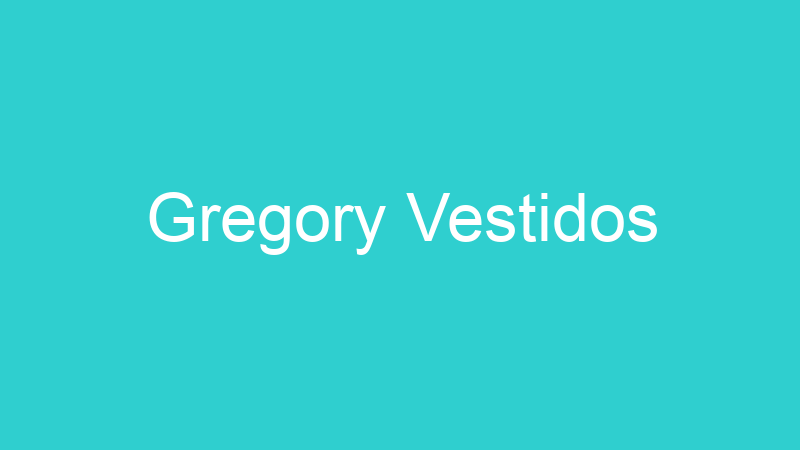 Gregory Vestidos
