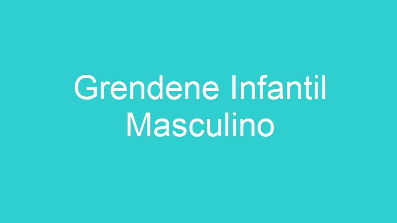 Grendene Infantil Masculino