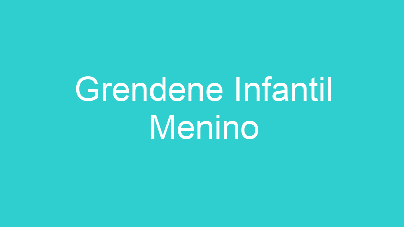 Grendene Infantil Menino