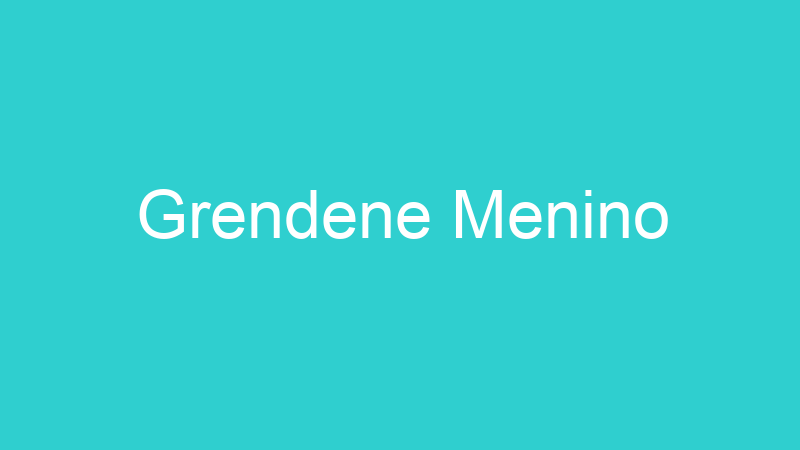 Grendene Menino