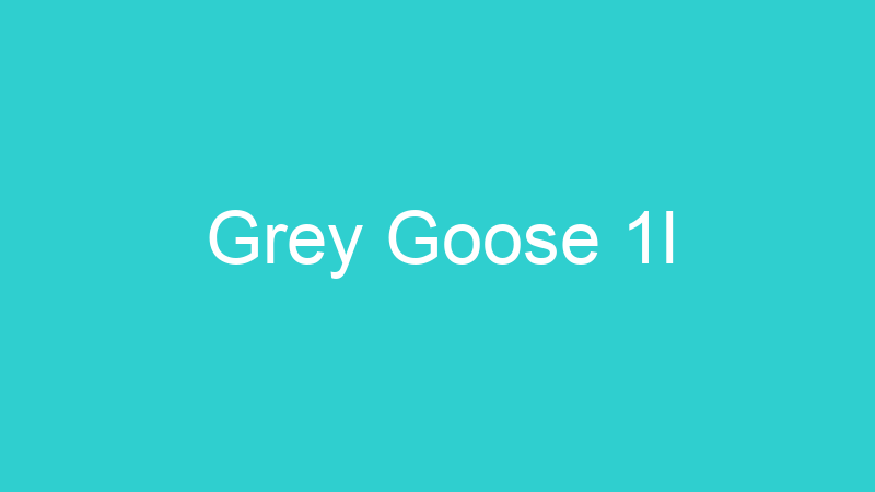 Grey Goose 1l