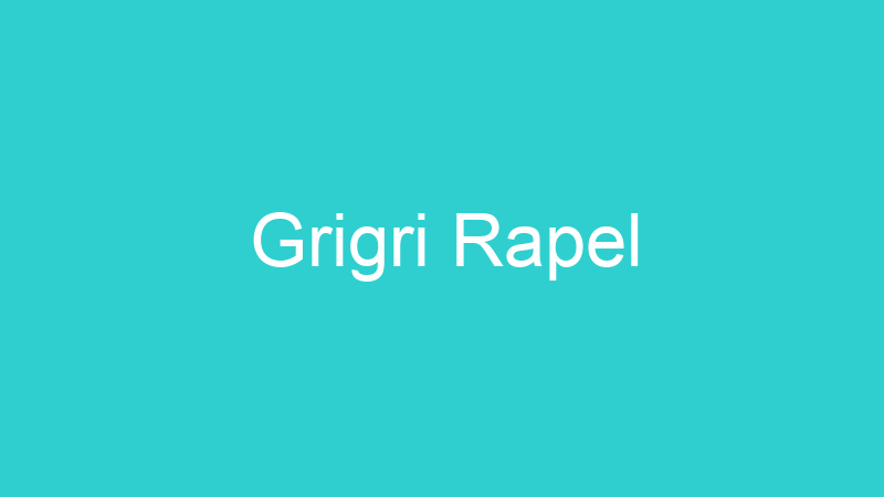 Grigri Rapel