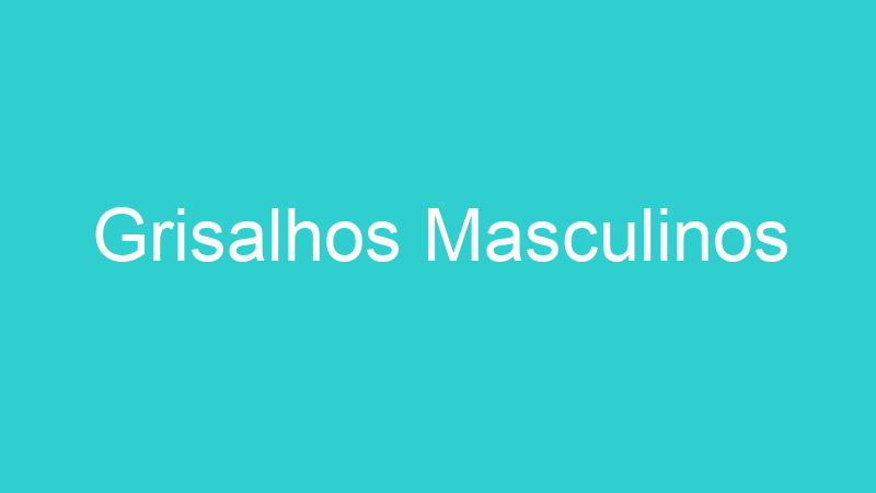 Grisalhos Masculinos