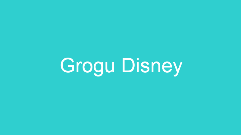 Grogu Disney