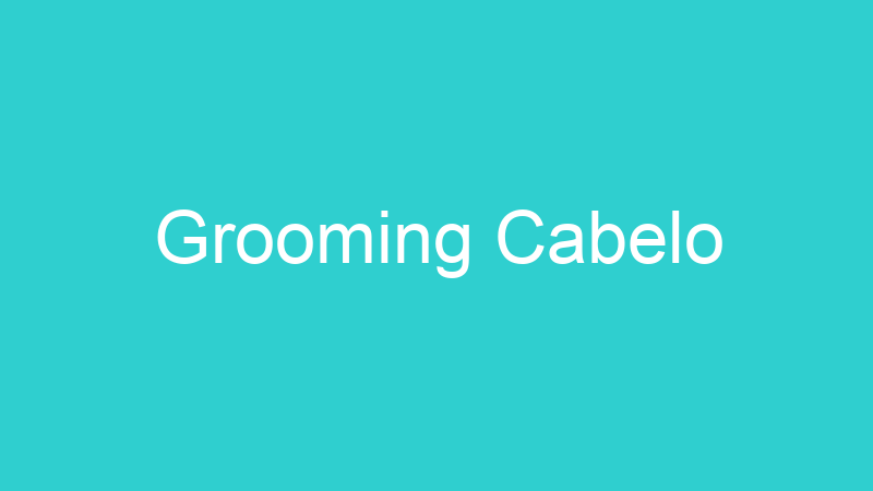 Grooming Cabelo