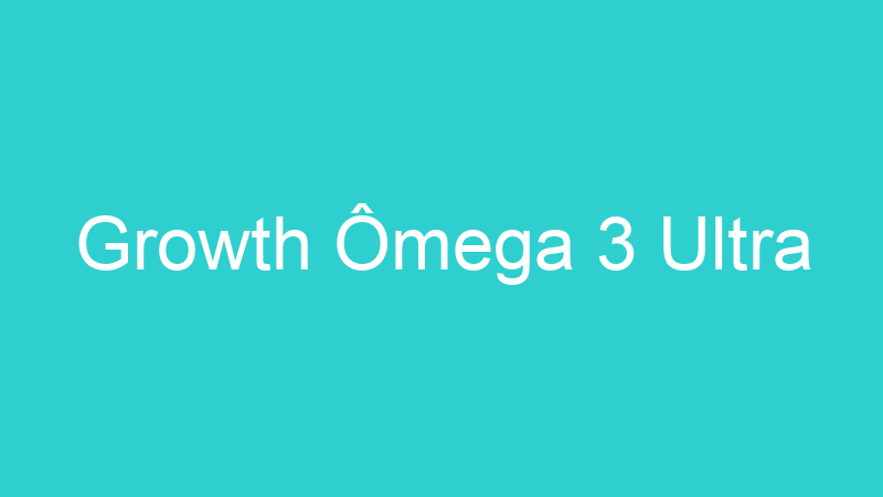 Growth Ômega 3 Ultra