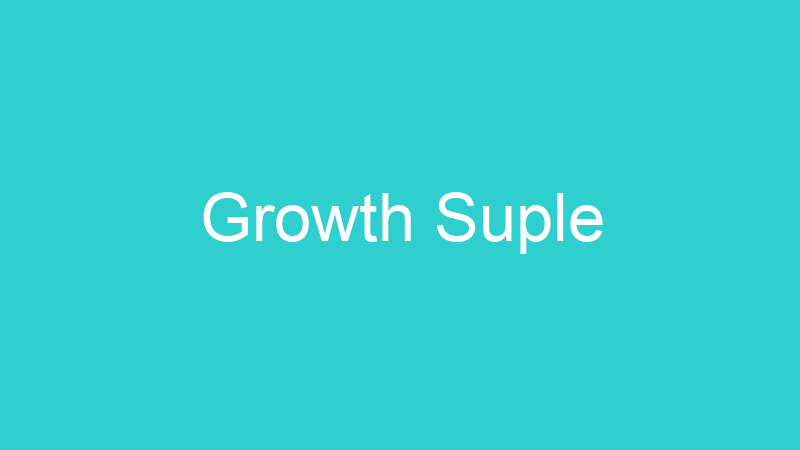 Growth Suple