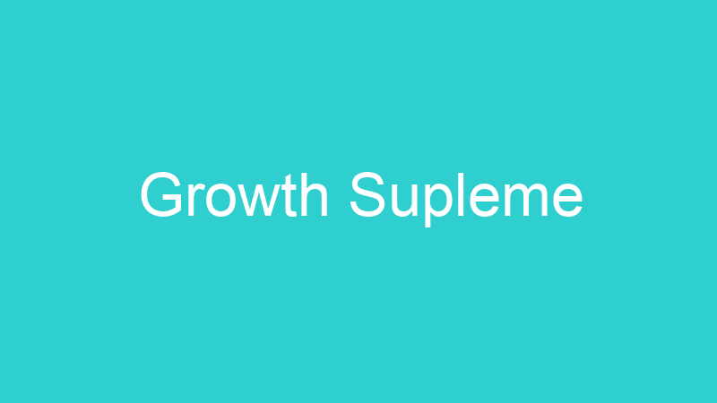 Growth Supleme