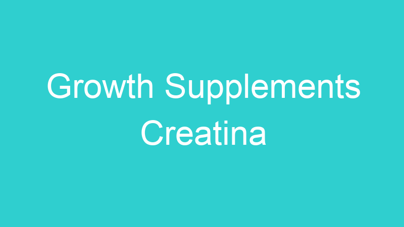 Growth Supplements Creatina