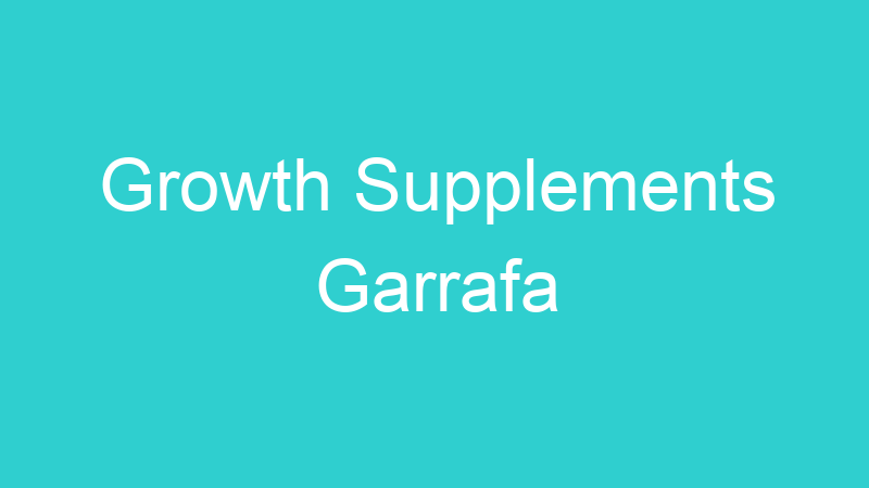 Growth Supplements Garrafa
