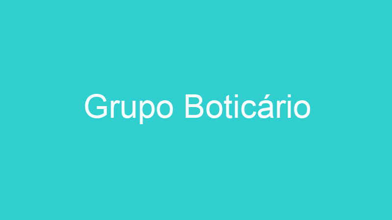 Grupo Boticário