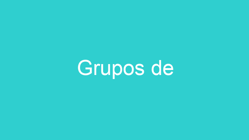 Grupos de