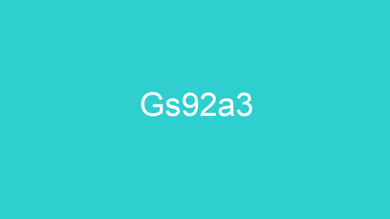 Gs92a3