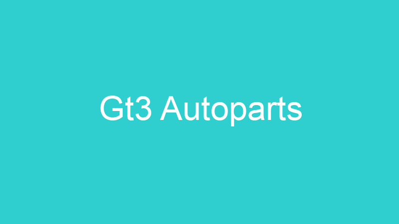 Gt3 Autoparts