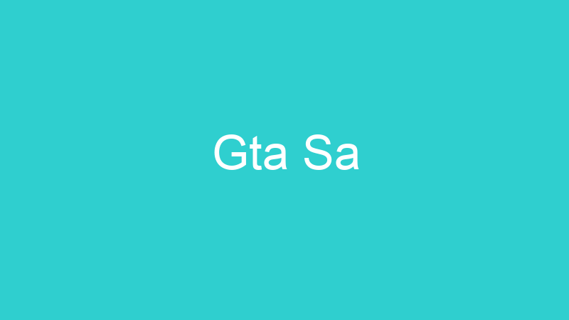 Gta Sa