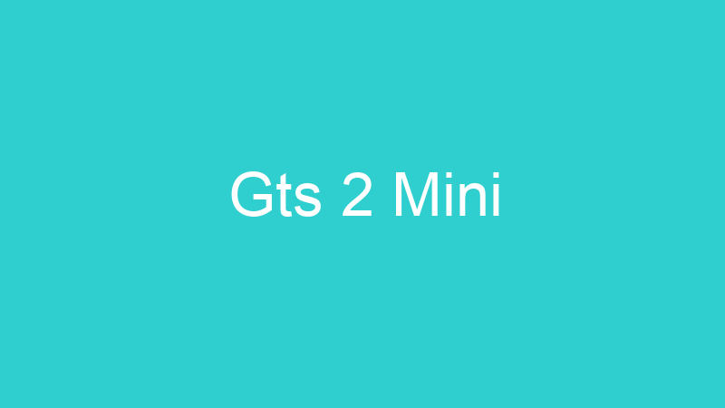 Gts 2 Mini