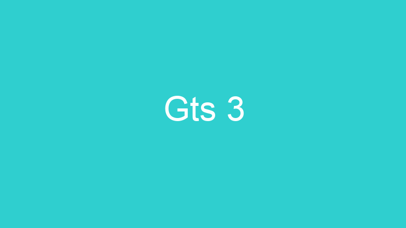 Gts 3