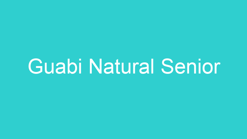 Guabi Natural Senior
