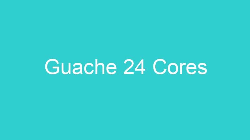 Guache 24 Cores