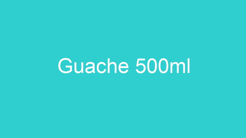 Guache 500ml