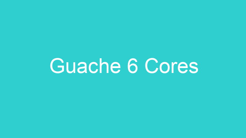 Guache 6 Cores
