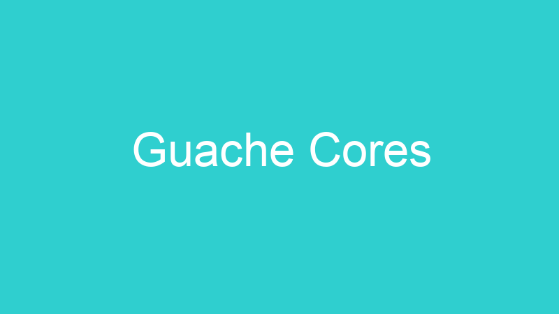 Guache Cores