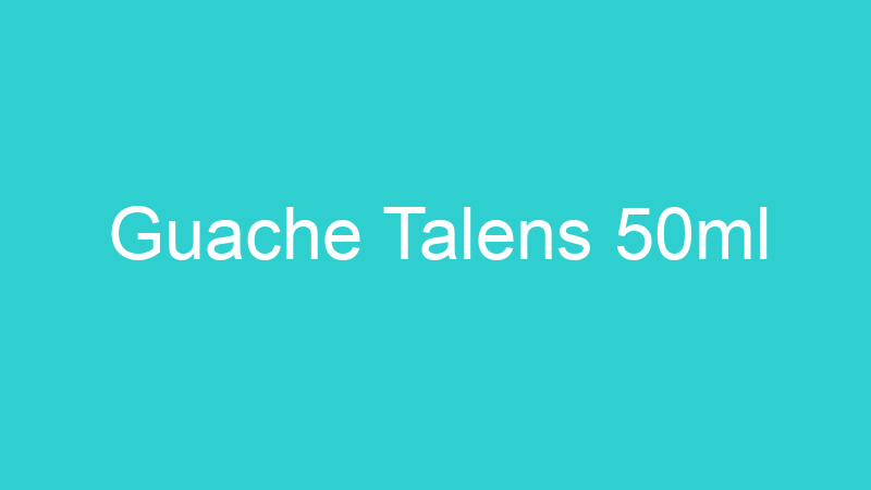 Guache Talens 50ml