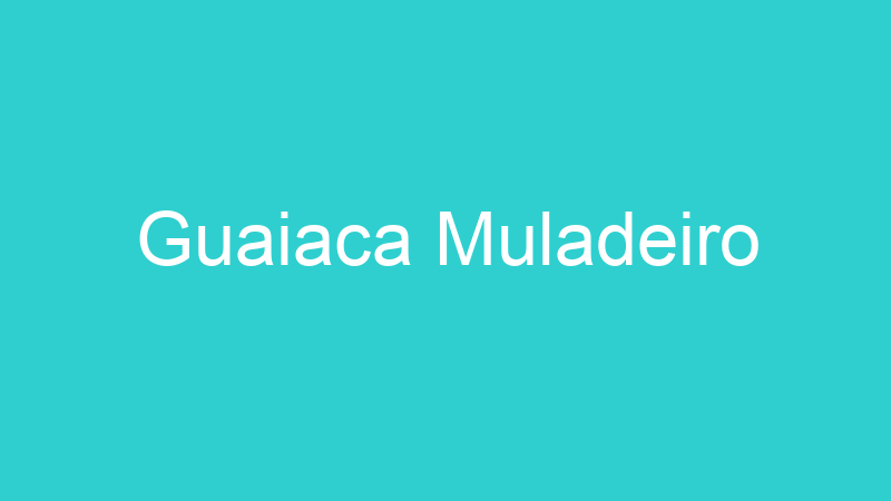 Guaiaca Muladeiro