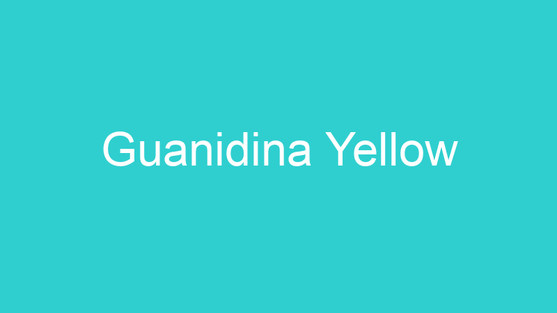 Guanidina Yellow
