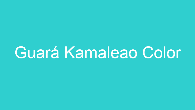 Guará Kamaleao Color