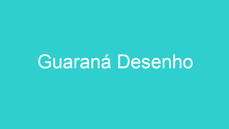 Guaraná Desenho