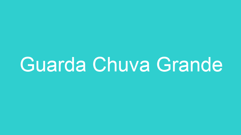 Guarda Chuva Grande