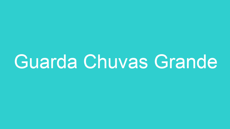 Guarda Chuvas Grande