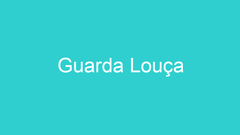 Guarda Louça